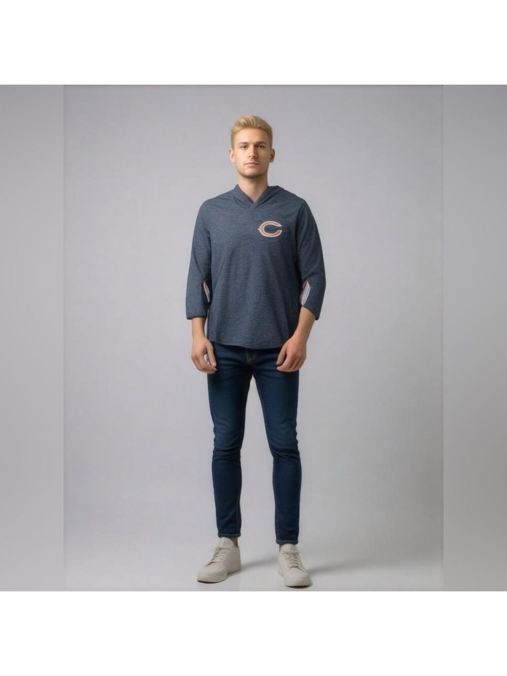 Nike NFL Chicago Bears dry fit hooded T-shirt size medium